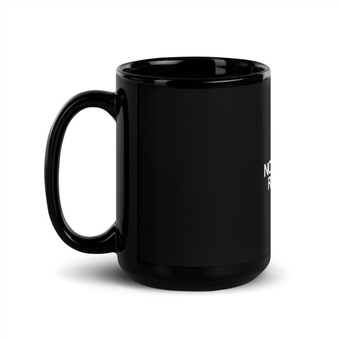  North Raval - Black Glossy Mug