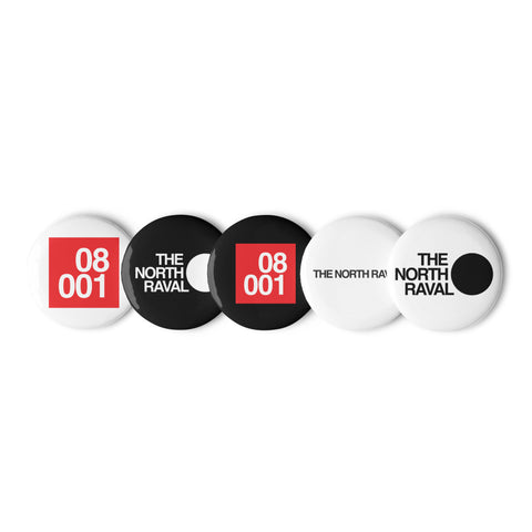  Set of pin buttons